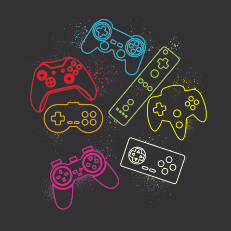 Retro Game Controller Collage Video Gamer Design Classic Tshirt Quote Vintage Hoodie | Artistshot