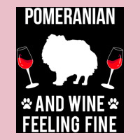 Pomeranian And Wine Felling Fine Dog Lover Poster Cute Adjustable Cap | Artistshot