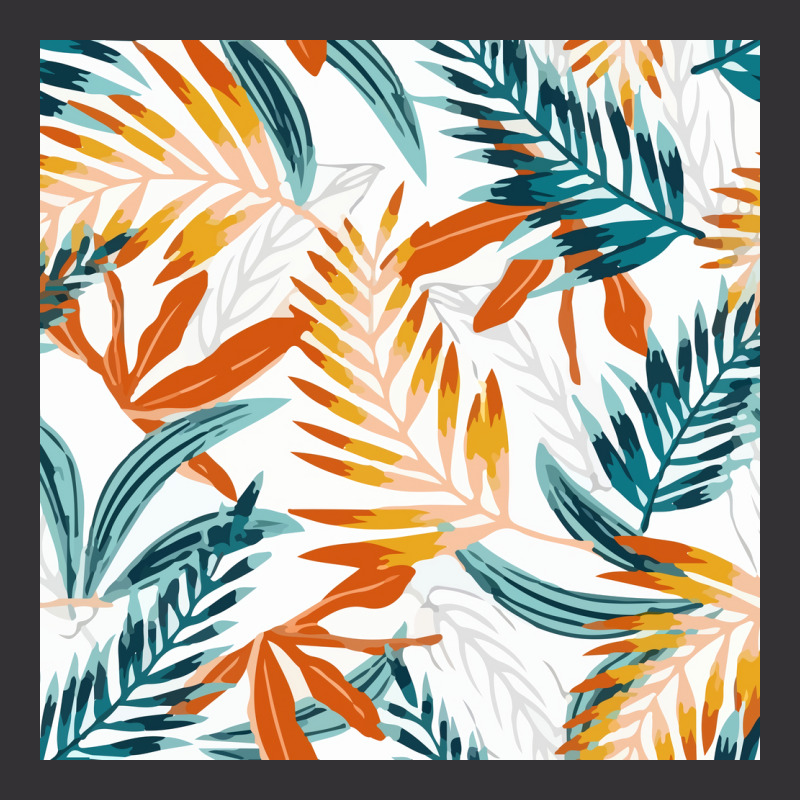 Trend Seamless Pattern Bright Tropical Leaves Plants  Nature Vintage Hoodie | Artistshot