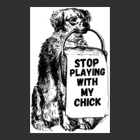 Stop Playing With My Chick Poster Vintage Champion Hoodie | Artistshot