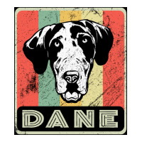 Vintage Dane Dog Gift For Dog Lover Poster Blue Unisex Hoodie | Artistshot