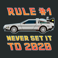 Never Set It To 2020 Time Traveling Car Women's Triblend Scoop T-shirt | Artistshot