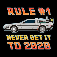 Never Set It To 2020 Time Traveling Car Cropped Hoodie | Artistshot