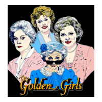 Goldengirls Classic Poster Hippie Travel 3/4 Sleeve Shirt | Artistshot