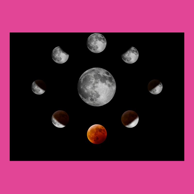 Spectacular Eclipse Stages Poster Travel T-shirt | Artistshot