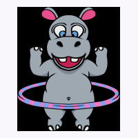 Hula Hoop Dance Hippopotamus Poster Gift Tank Top | Artistshot