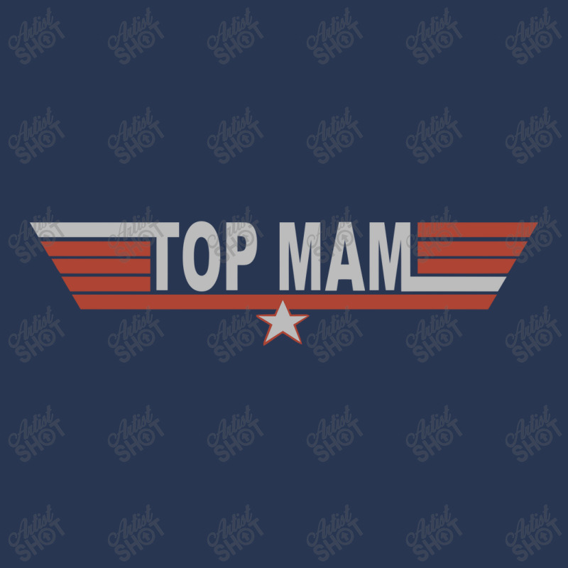 Top Mam   Top Gun Parody Men Denim Jacket | Artistshot