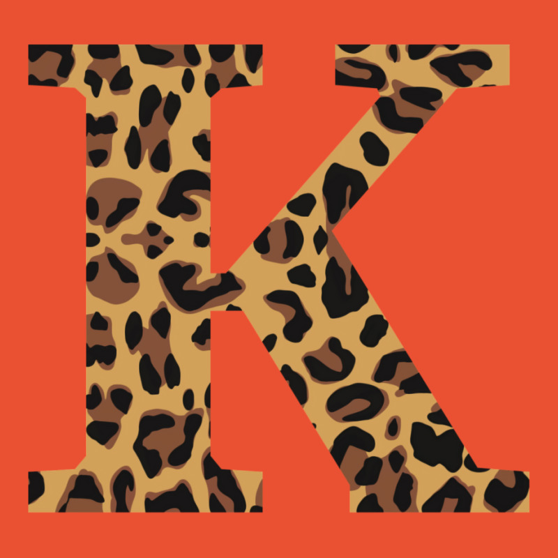 Leopard Print Letter K Ladies Fitted T-Shirt by michaoguirink | Artistshot