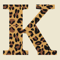 Leopard Print Letter K Cropped Hoodie | Artistshot