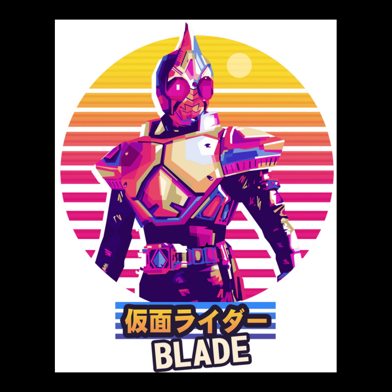 Kamen Rider Blade Sticker Poster Stars V-neck Tee | Artistshot