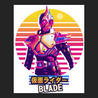 Kamen Rider Blade Sticker Poster Stars 3/4 Sleeve Shirt | Artistshot