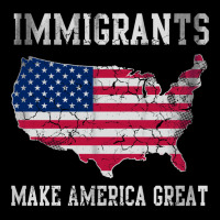 Immigrants Make America Great   Aesthetic Fleece Short | Artistshot