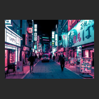 Shimmering Neon Lights Of Tokyo Poster Trending Printed Hat | Artistshot