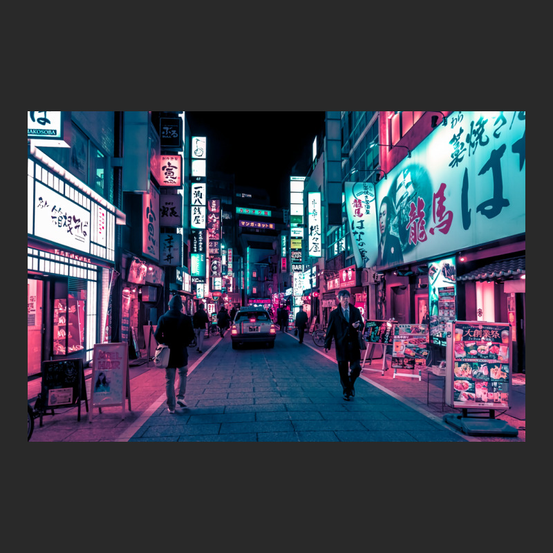 Shimmering Neon Lights Of Tokyo Poster Trending Printed Hat | Artistshot