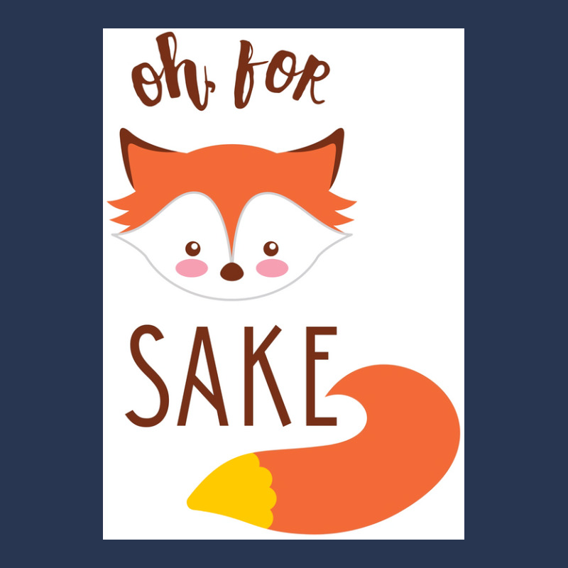 Oh For Fox Sake Poster Humor Men Denim Jacket | Artistshot