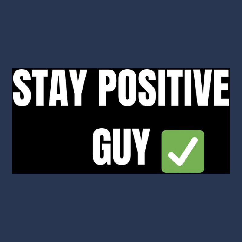 Stay Positiv Poster Nature Men Denim Jacket by sporewashory | Artistshot