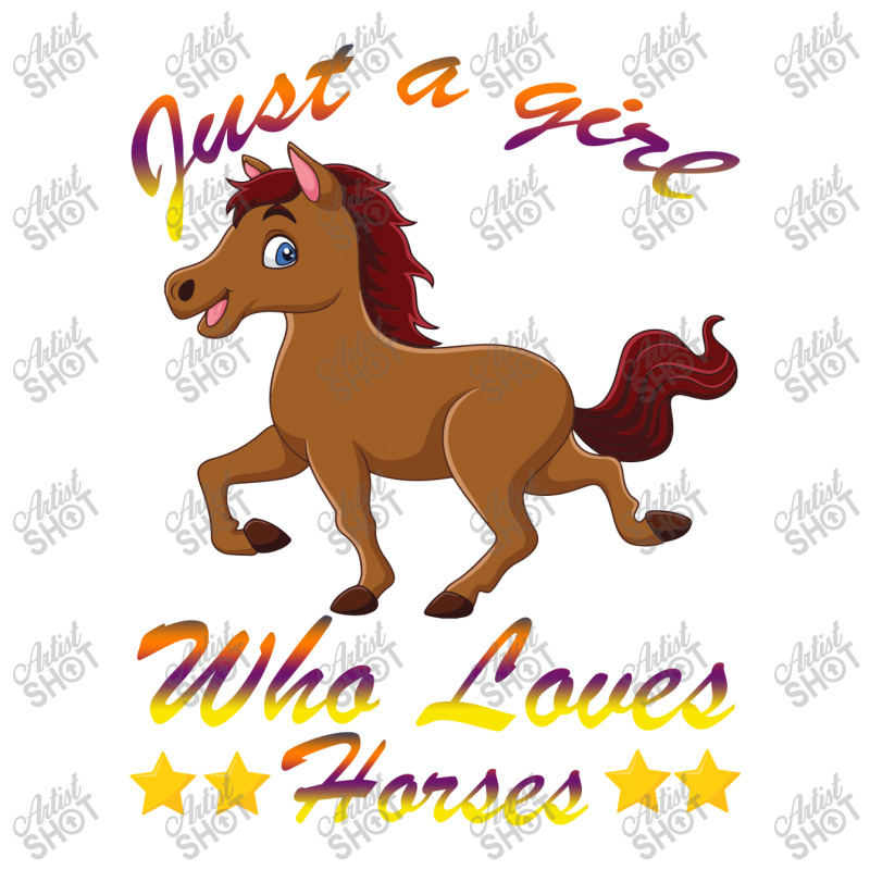 Just A Girl Who Loves Horses Sticker | Artistshot