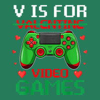 V Is For Video Games Funny Valentinex27s Day Gifts Classic Tshirt Star T-shirt | Artistshot