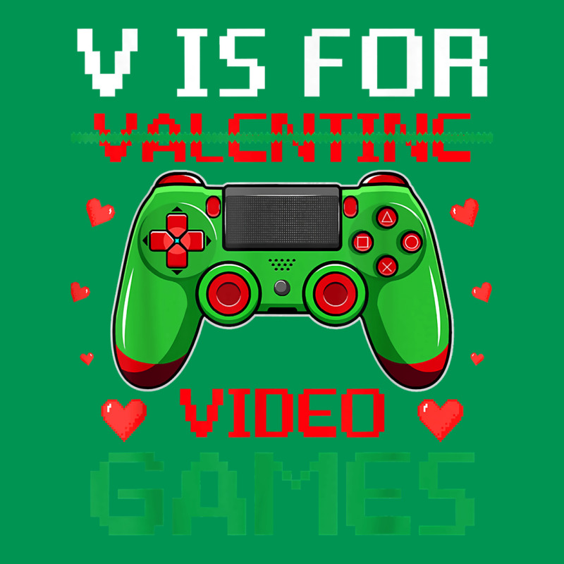 V Is For Video Games Funny Valentinex27s Day Gifts Classic Tshirt Star Classic T-shirt | Artistshot