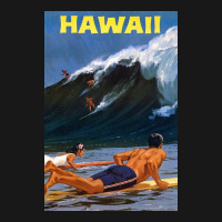 Hawaii Vintage Travel Poster Restored Flannel Shirt | Artistshot