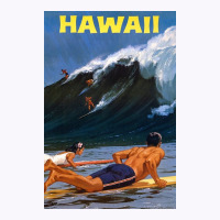 Hawaii Vintage Travel Poster Restored Tank Top | Artistshot