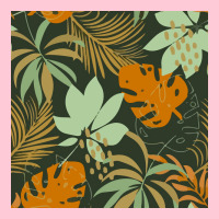 Trend Seamless Pattern With Colorful Tropical Leaves Plants Green Post Graphic T-shirt | Artistshot