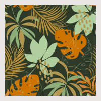 Trend Seamless Pattern With Colorful Tropical Leaves Plants Green Post Pocket T-shirt | Artistshot