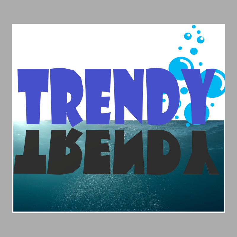 Trendy Poster Blue T-Shirt by sporewashory | Artistshot