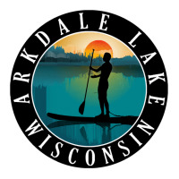 Arkdale Lake Wisconsin T  Shirt Arkdale Lake Wisconsin Paddleboarding V-neck Tee | Artistshot