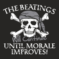 The Beatings Will Continue Until Morale Improves Ladies Fitted T-shirt | Artistshot