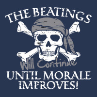 The Beatings Will Continue Until Morale Improves Ladies Denim Jacket | Artistshot