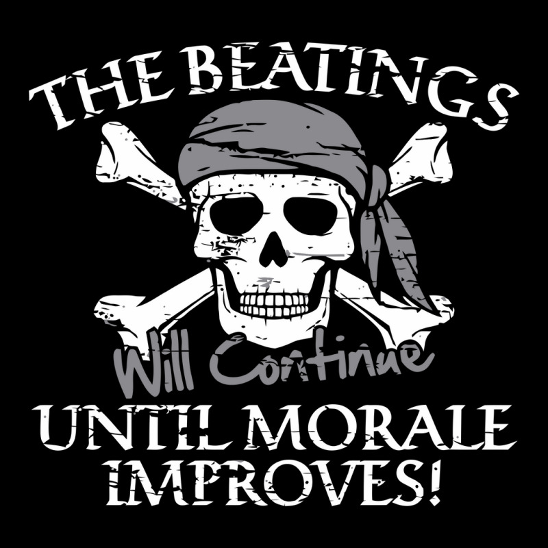 The Beatings Will Continue Until Morale Improves Maternity Scoop Neck T-shirt by afroiani | Artistshot