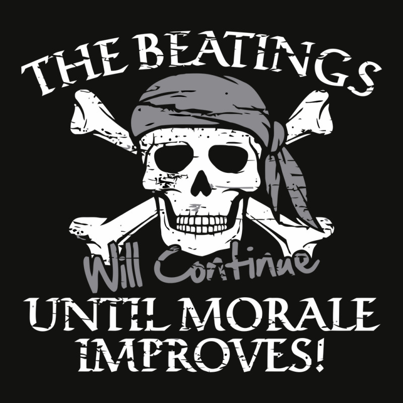 The Beatings Will Continue Until Morale Improves Scorecard Crop Tee by afroiani | Artistshot