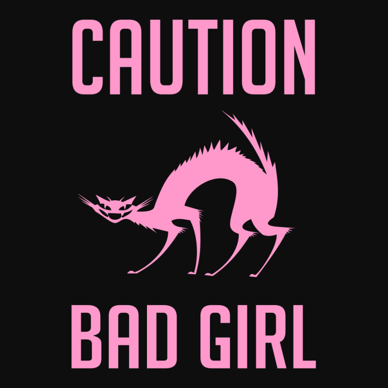 Caution Bad Girl Crop Top by Cypryanus | Artistshot