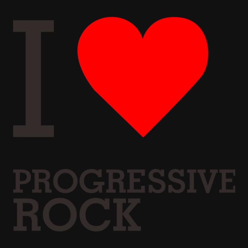 I Love Progressive Rock Graphic T-shirt by DannyJones | Artistshot