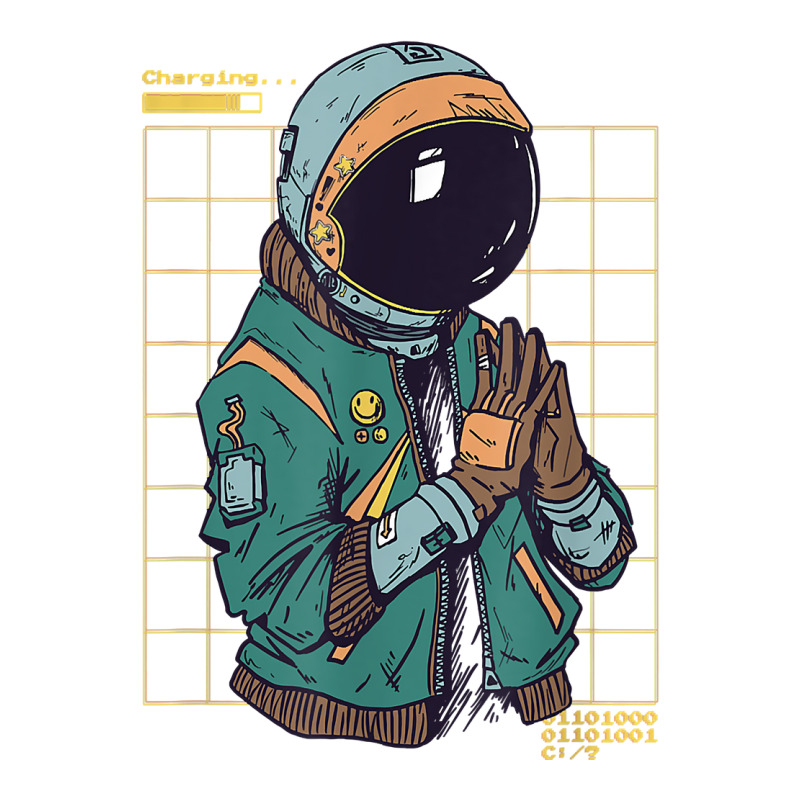 Astronaut Space Travel Retro Aesthetic Streetwear T Shirt Sticker | Artistshot