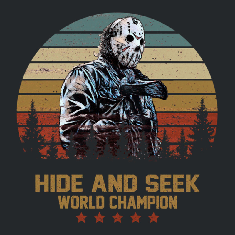 Jason Voorhees Hide And Seek World Champion 12 Crewneck Sweatshirt by AmandaGoodrich | Artistshot