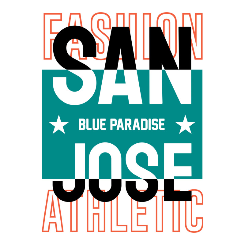 San Jose Blue Paradise Baby Tee by King.Chloe | Artistshot