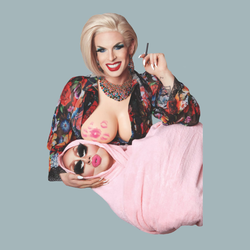 Trixie And Katya Book Unhhhh 1 Unisex Sherpa-Lined Denim Jacket by muingalivera | Artistshot