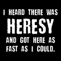 I Heard There Was Heresy Meme Quotes Tabletop Wargaming Nerdy Gaming Youth Jogger | Artistshot