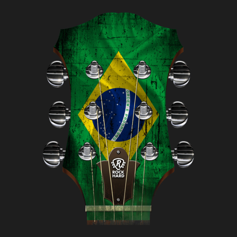 Guitar Headstock Brazil Classic T-shirt by BlondinaKovacevic | Artistshot