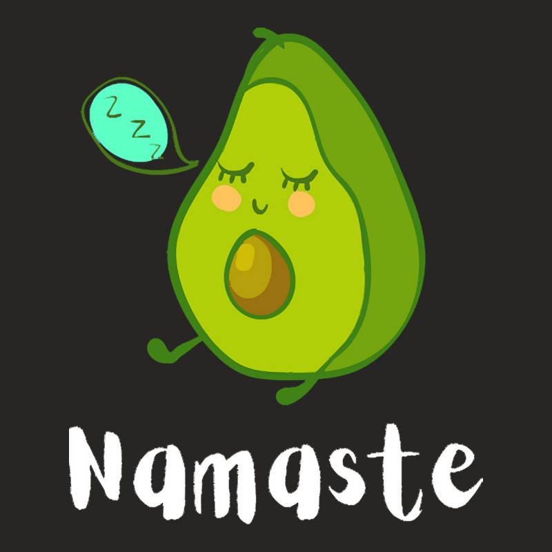 Namaste Meditation T  Shirt Sleeping Avocado , Meditation , Namaste Yo Ladies Fitted T-Shirt by sbraun223 | Artistshot