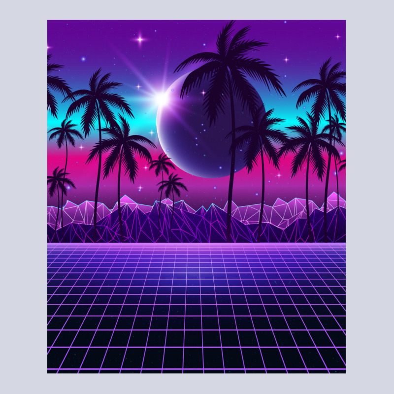 Twilight Retrowave Fleece Short by muingalivera | Artistshot