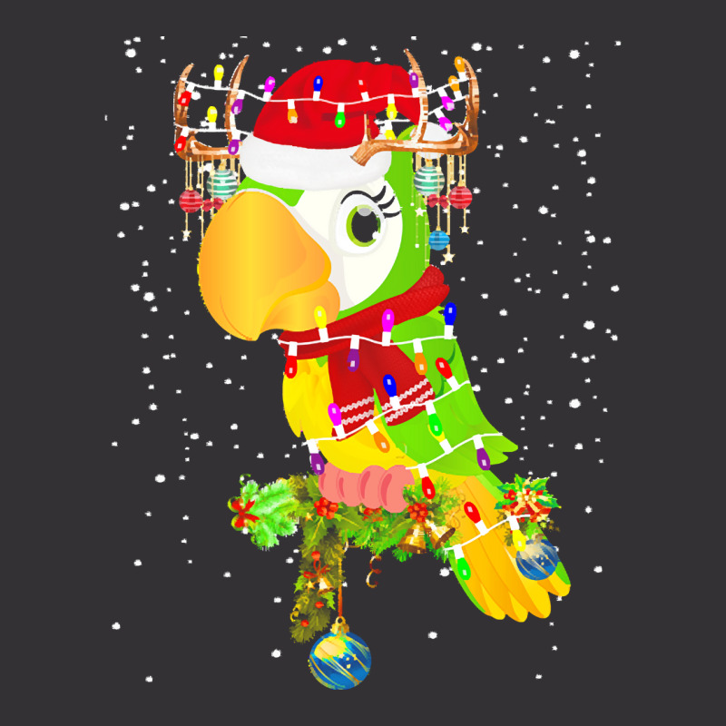 Funny Christmas Gift For Cat Lover T  Shirt Santa Parrot Gorgeous Rein Vintage Short | Artistshot