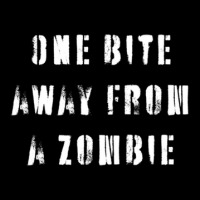 One Bite Away From A Zombie1 Women's V-neck T-shirt | Artistshot