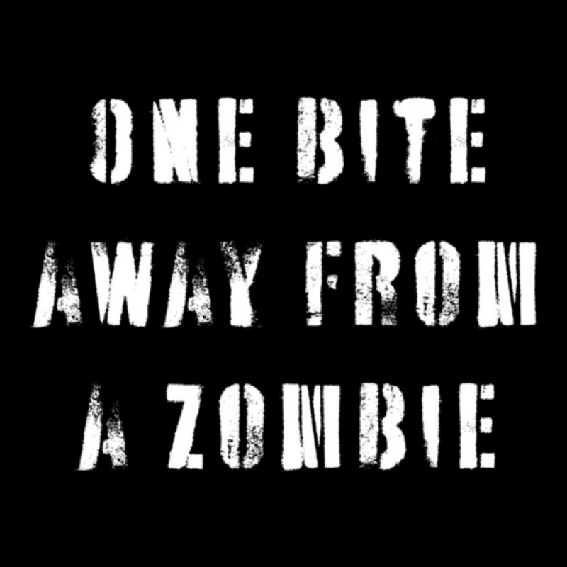 One Bite Away From A Zombie1 Women's V-Neck T-Shirt by KelseyHachler | Artistshot