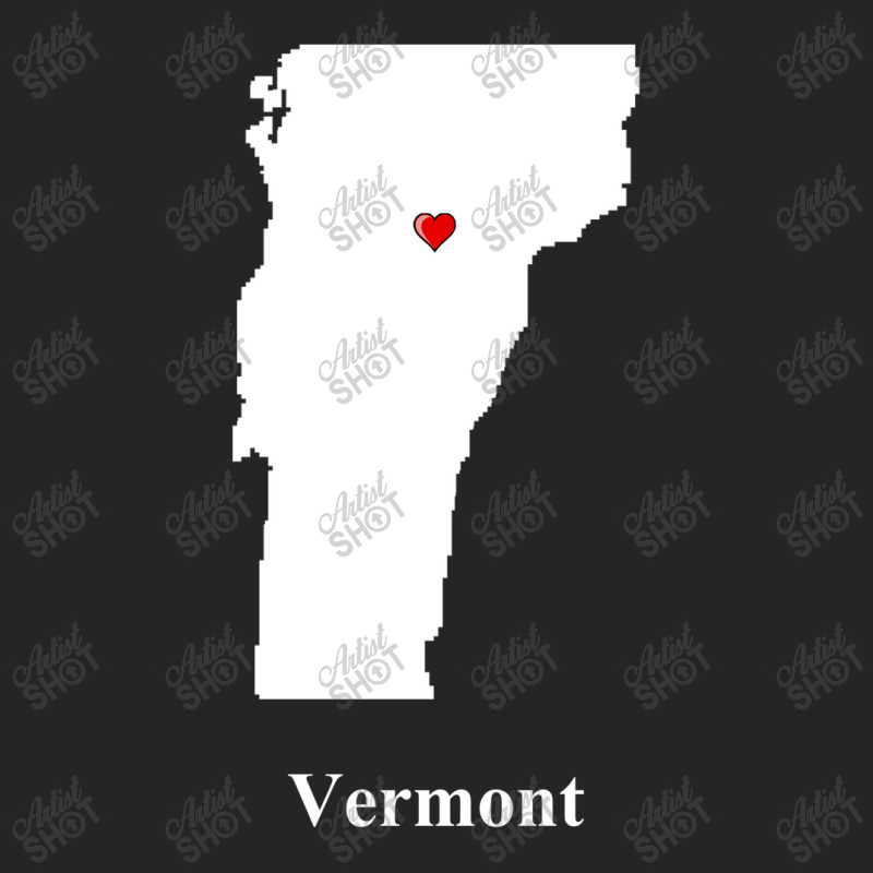 Vermont Love Map Unisex Hoodie | Artistshot