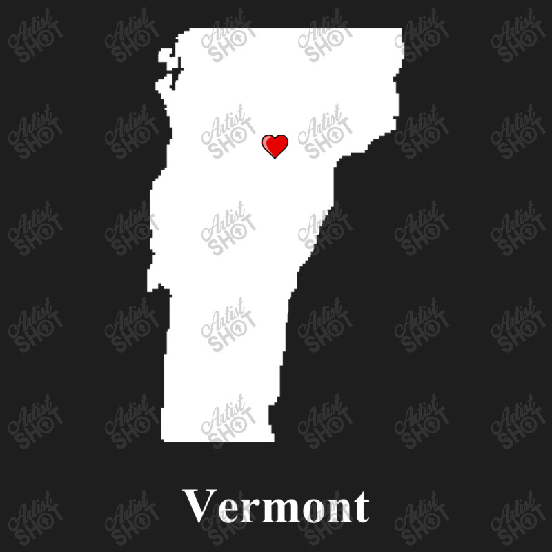 Vermont Love Map Classic T-shirt | Artistshot