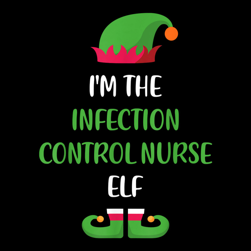 Infection Control Nurse Elf Christmas Family Matching Funny T Shirt Men's Long Sleeve Pajama Set | Artistshot