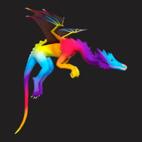 Fairy Tale Rainbow Dragon 1 T-shirt | Artistshot